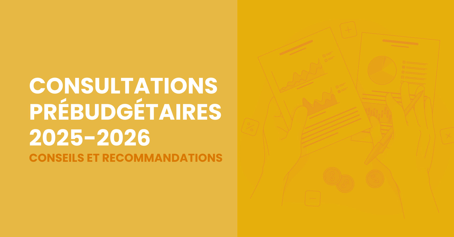 Consultations prébudgétaires 2025-2026