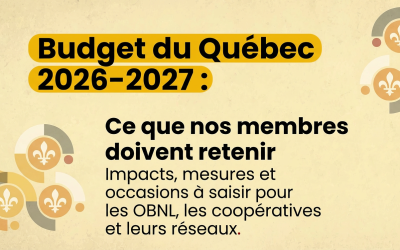 Budget du Québec 2026-2027 : Ce que nos membres doivent retenir